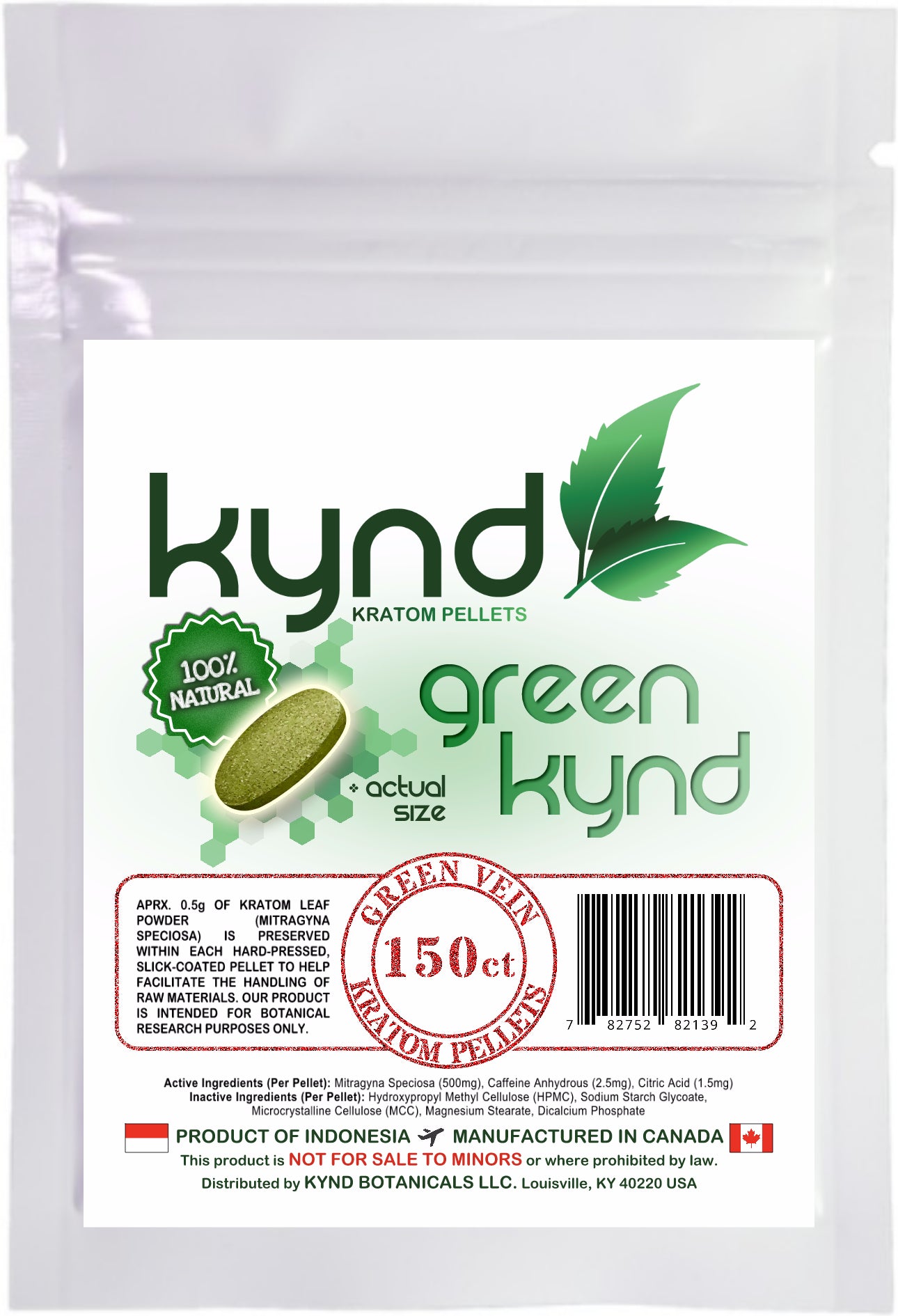 KYND KRATOM PELLETS Green Kynd