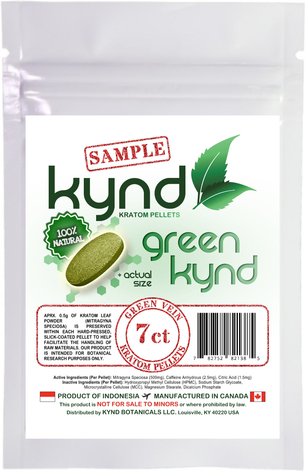 KYND KRATOM PELLETS Green Kynd