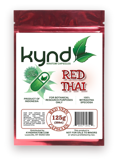 KYND KRATOM CAPSULES Red Thai