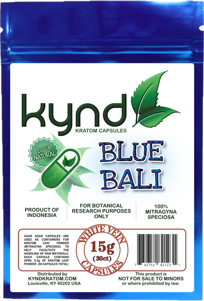 KYND KRATOM CAPSULES Blue Bali