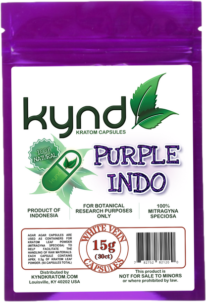 KYND KRATOM CAPSULES Purple Indo