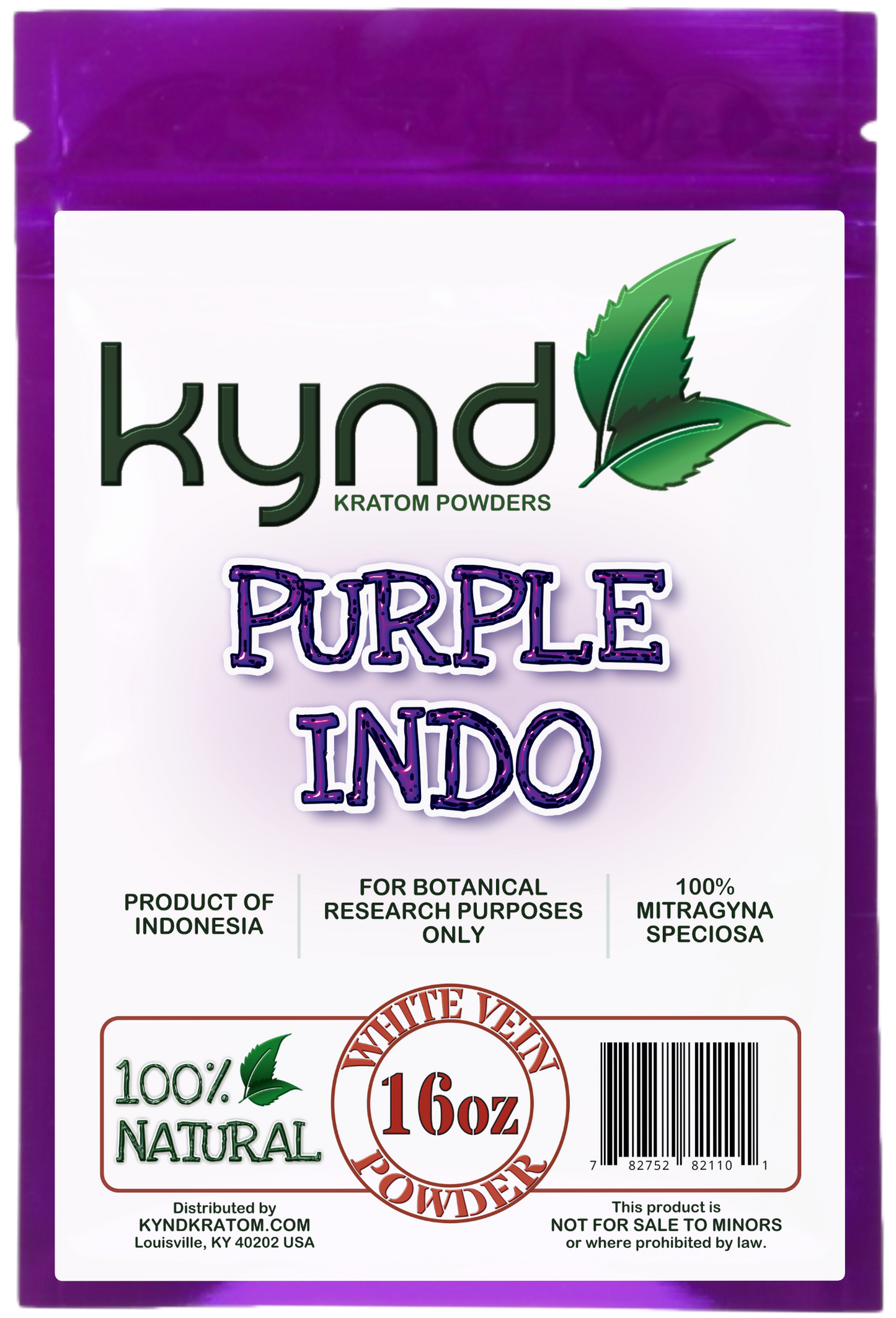 KYND KRATOM POWDER Purple Indo