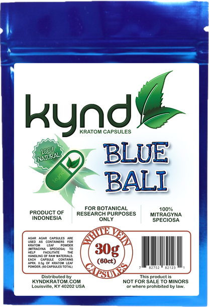 KYND KRATOM CAPSULES Blue Bali
