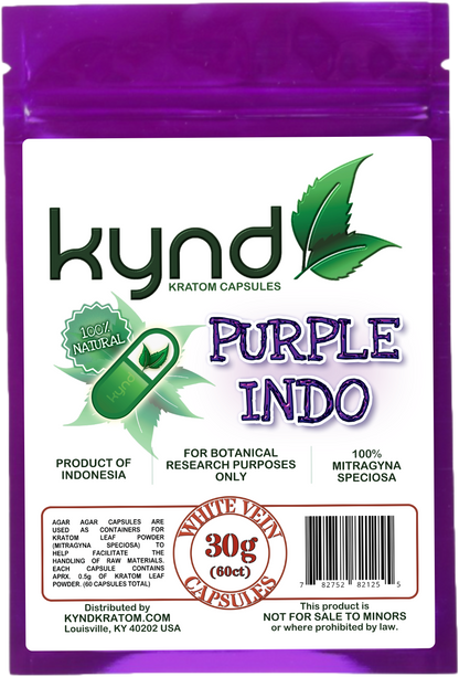 KYND KRATOM CAPSULES Purple Indo