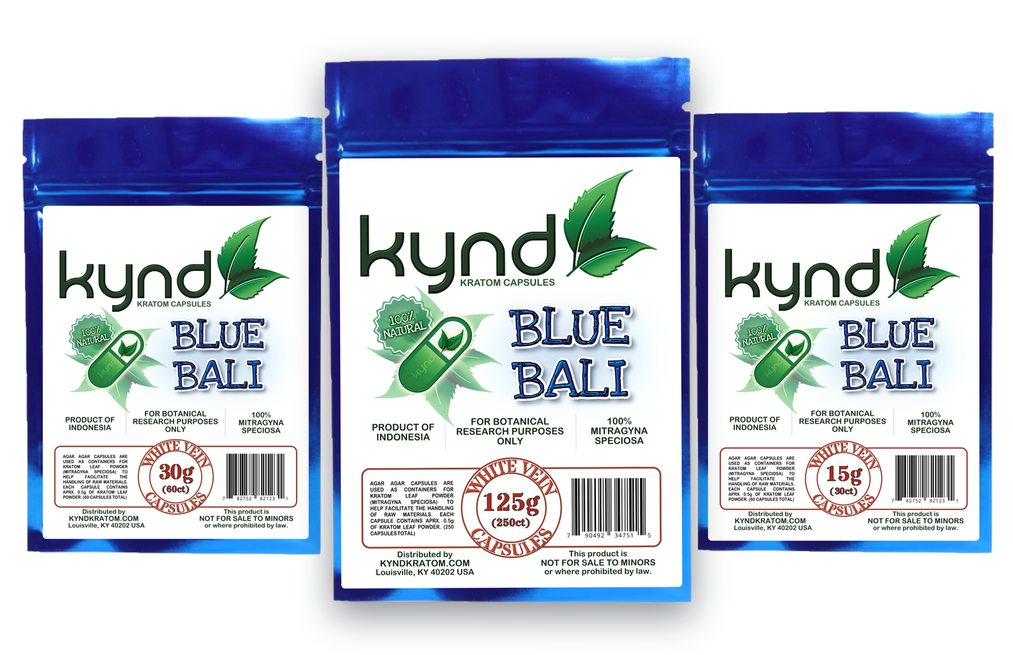 KYND KRATOM CAPSULES Blue Bali