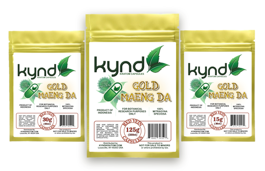 KYND KRATOM CAPSULES Gold Maeng Da