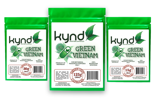 KYND KRATOM CAPSULES Green Vietnam