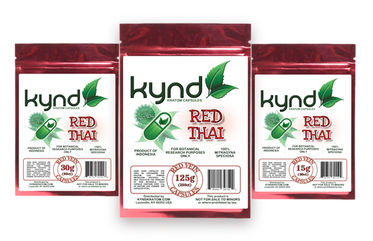 KYND KRATOM CAPSULES Red Thai